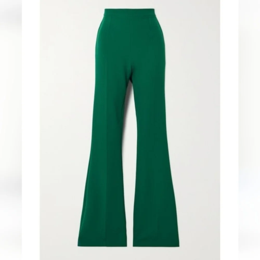 NWT Zara high rise flare pant,Retro, 70s,100% cotton knit,M - Picture 2 of 9